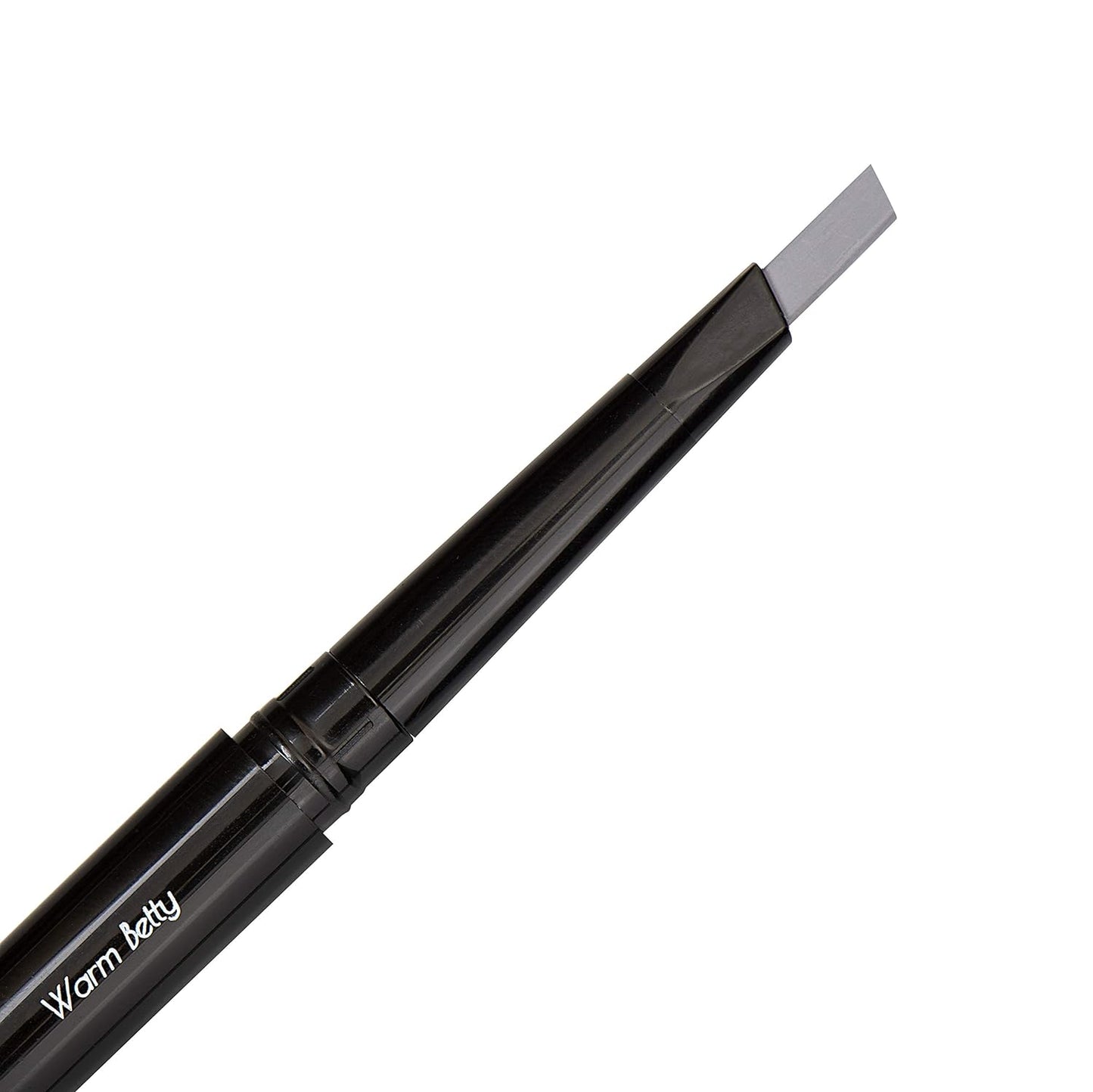 Warm Betty: Light Gray Eyebrow Pencil �C Waterproof, Double-Ended Automatic Angled Tip & Spoolie Brush, Cruelty-Free