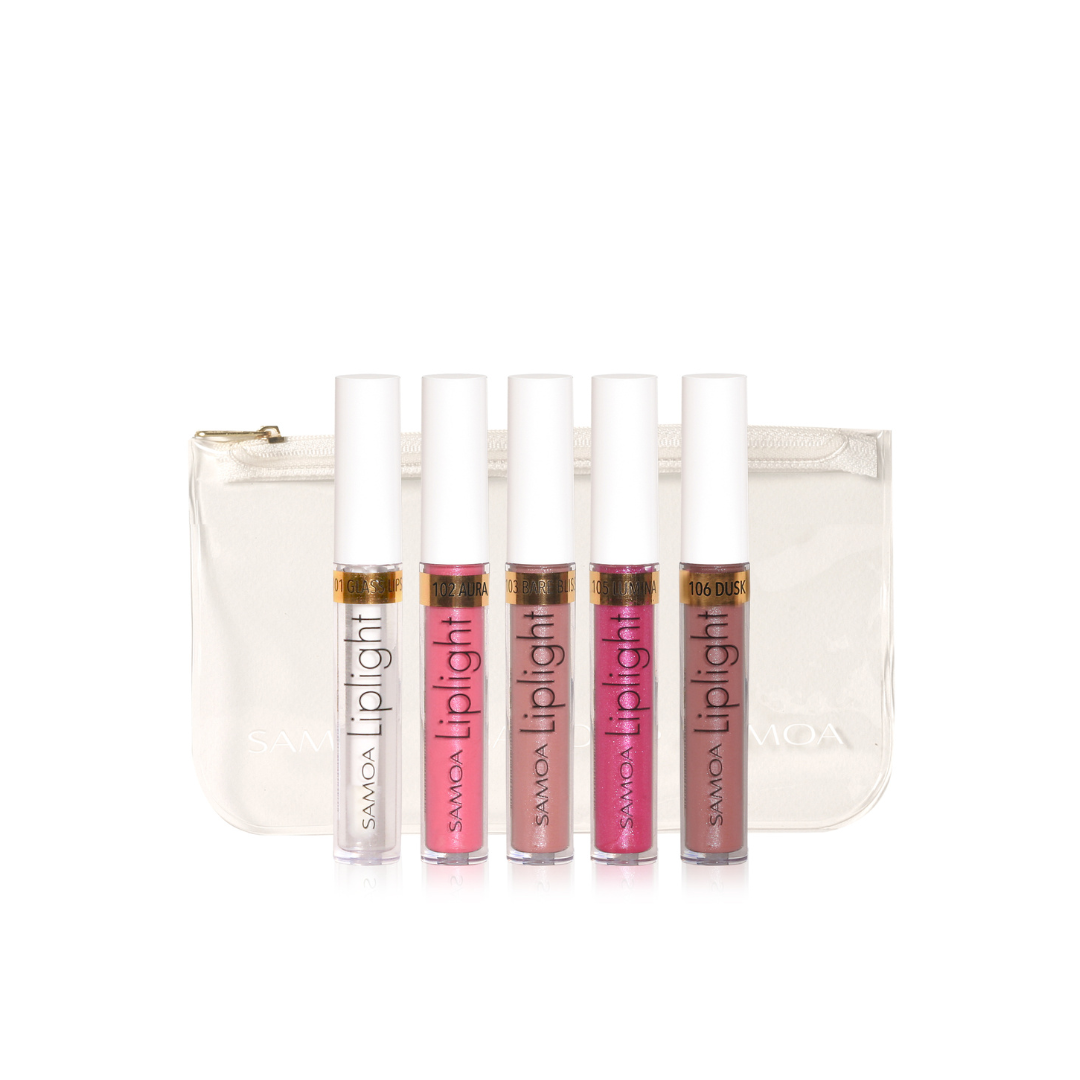 Samoa 4+1 Liplight Glossy & Luminous Lipgloss Set