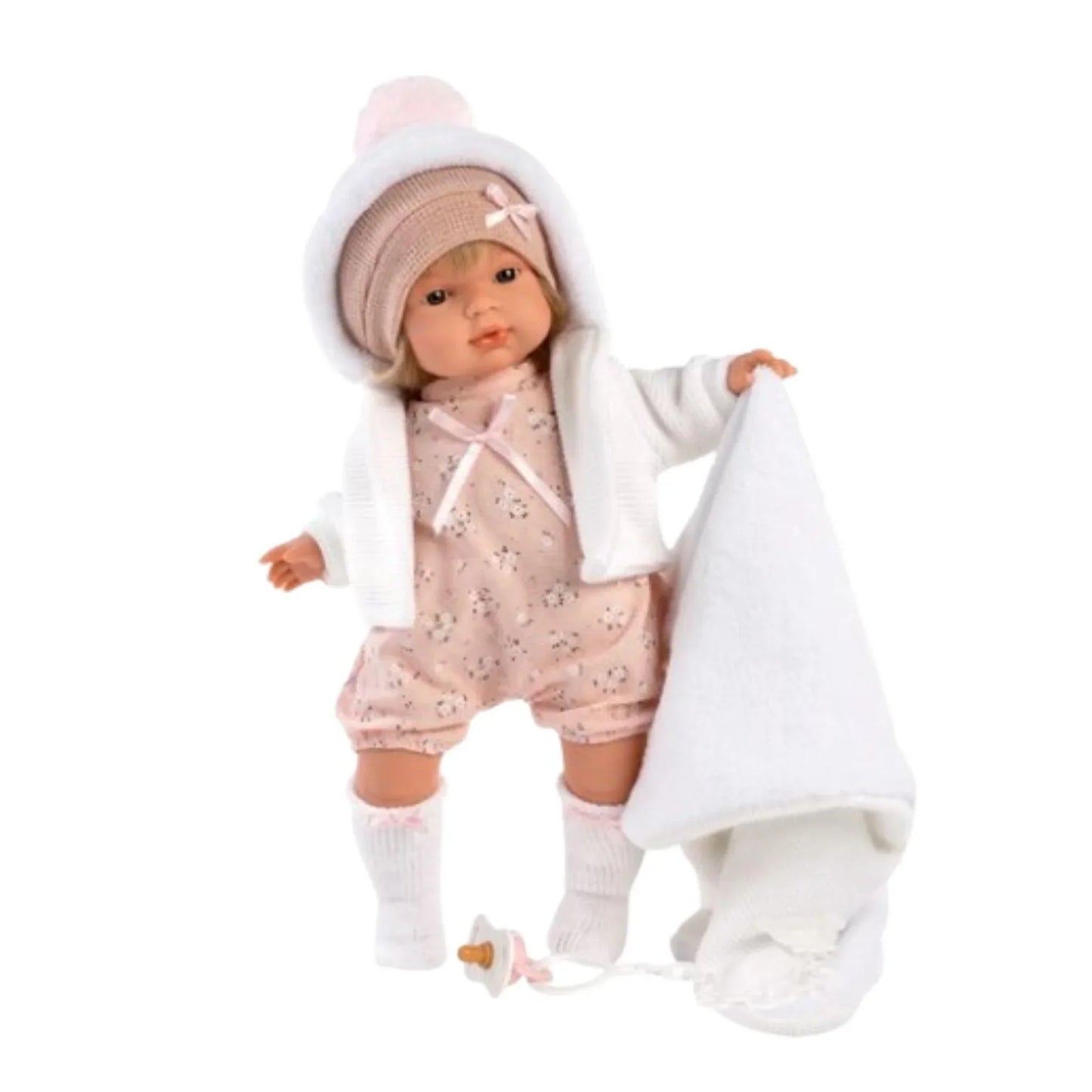 Soft Body Crying Baby Doll Mandy with Blanket
