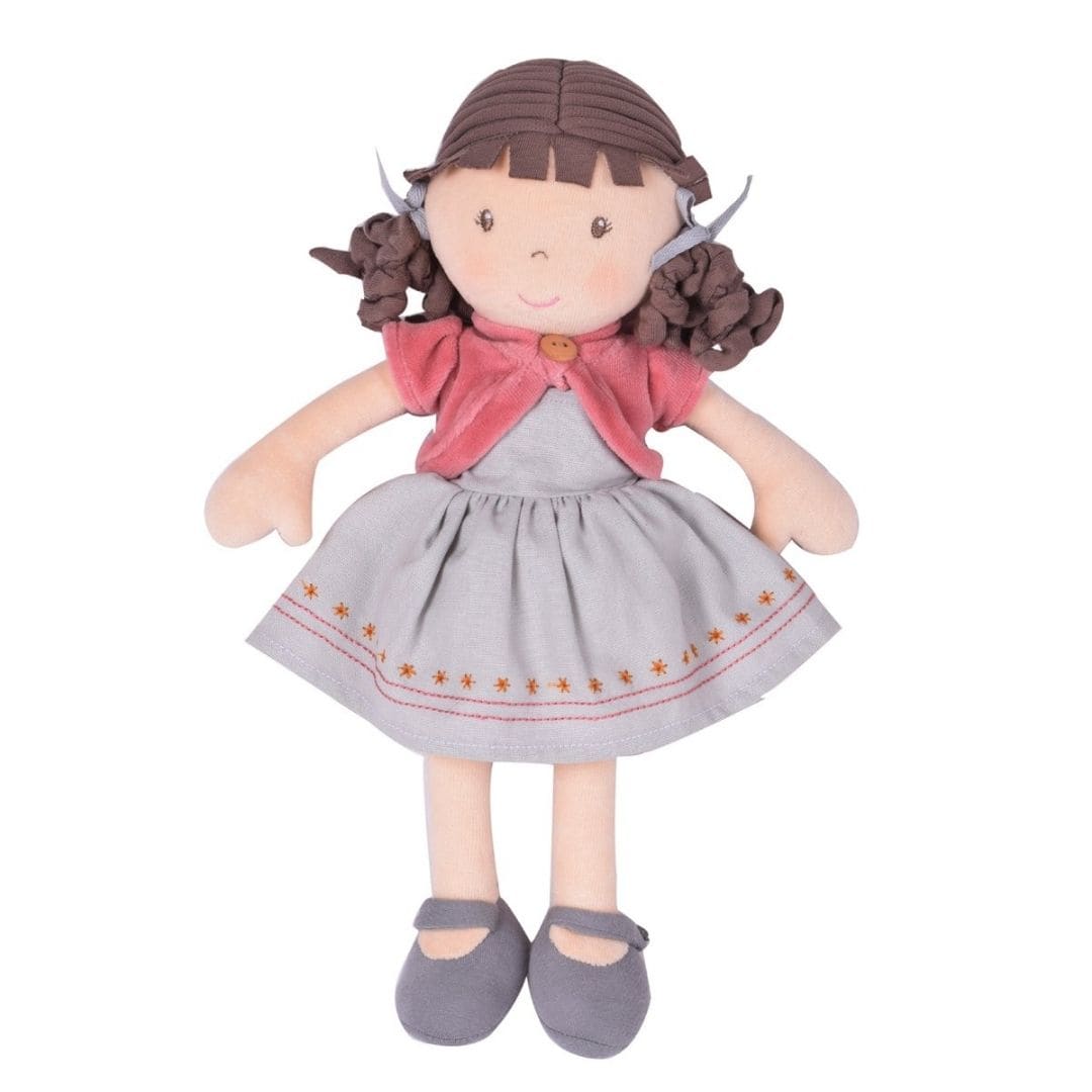 Rose - Organic Doll with Brown Hair