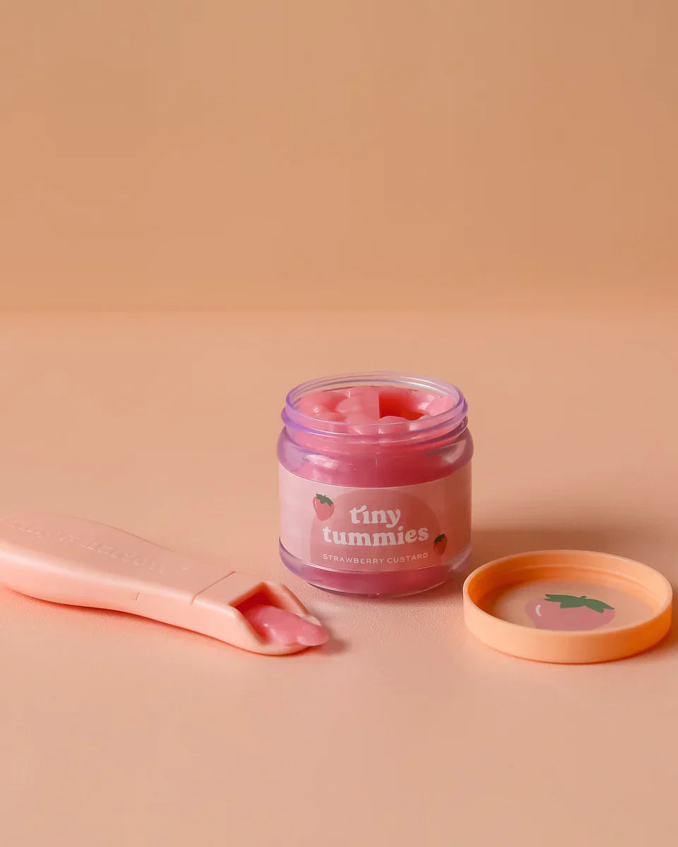 Tiny Harlow Tiny Tummies Food Jar Set | Strawberry Custard
