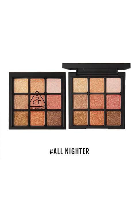 3CE MOOD RECIPE MULTI EYE COLOR PALETTE #SMOOTHER, #OVERTAKE - Palace Beauty Galleria