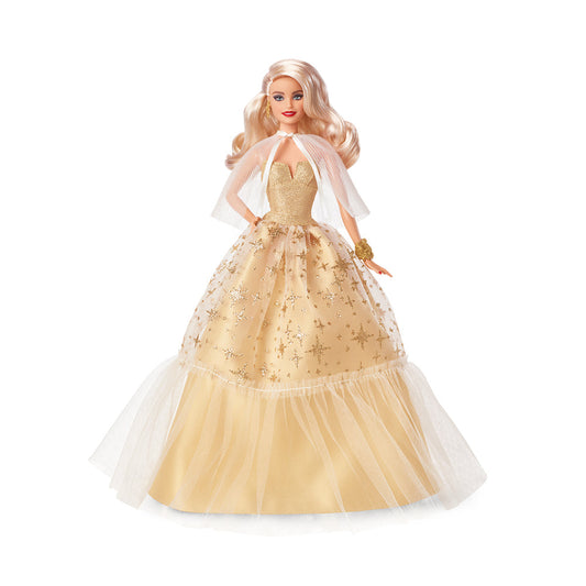 2023 Holiday Barbie Doll, Blonde Hair