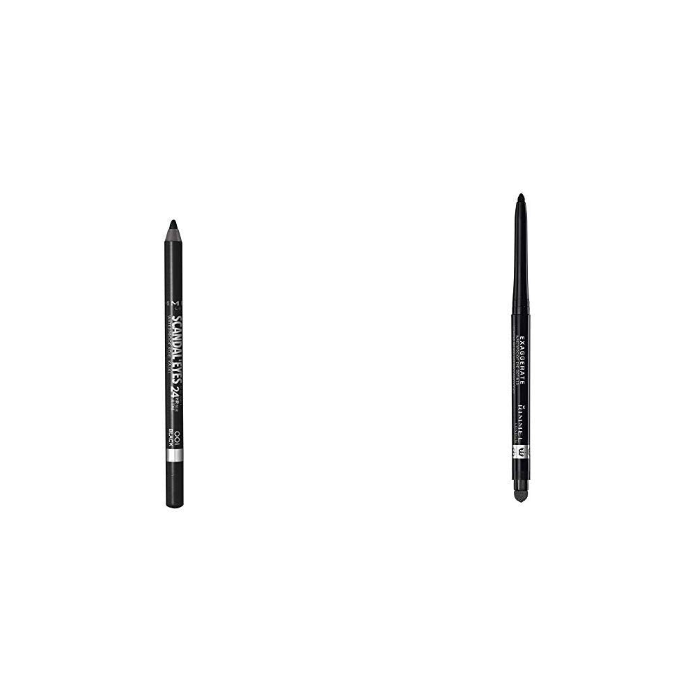 Rimmel Scandaleyes Waterproof Gel Eye Liner Pencil, Black, 1 Count