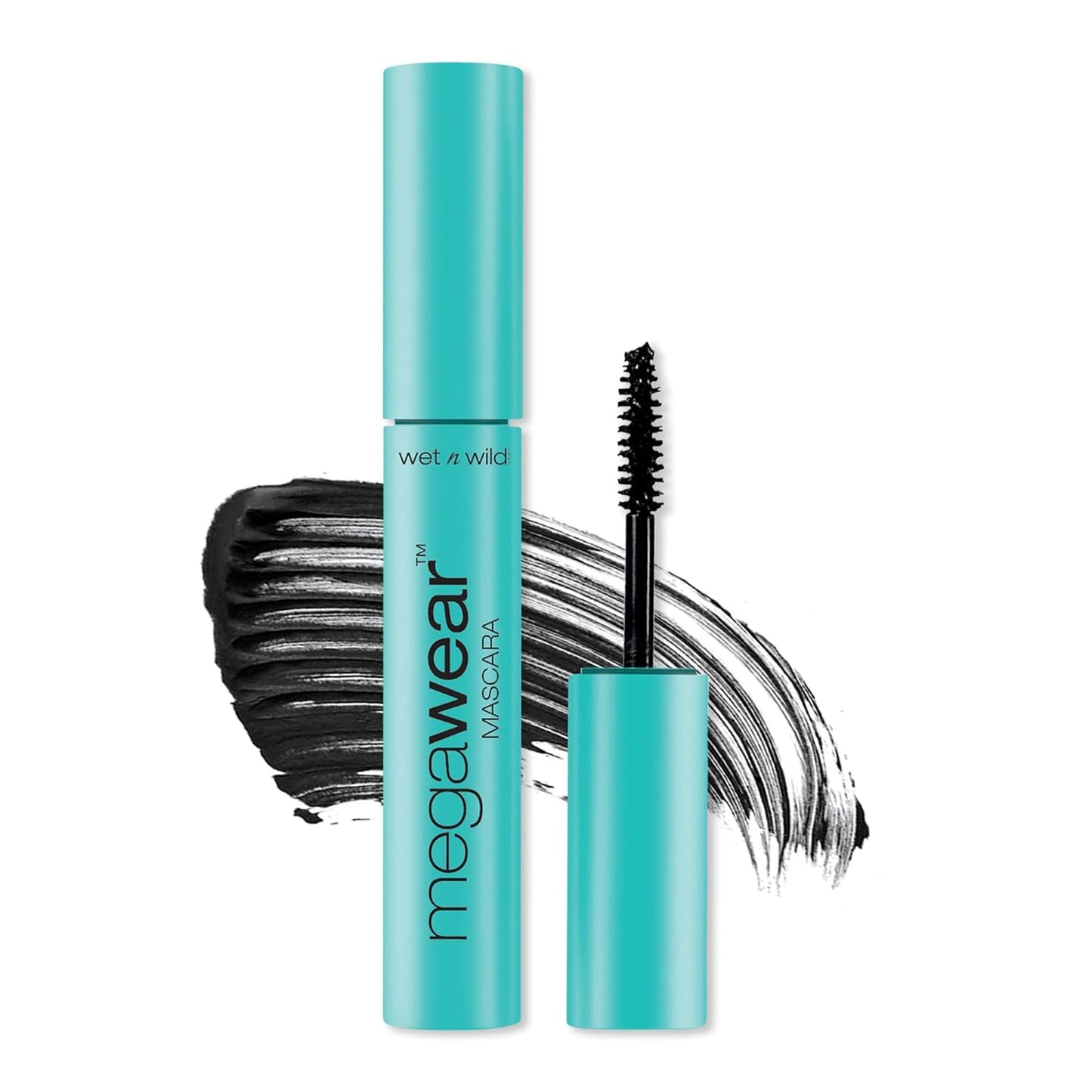 wet n wild Enhance and Define Megawear Mascara, Gentle Gel Volumizing Formula that Promotes Full &amp; Healthy Lashes, Enriched with Soy Protein &amp; Panthenol, Cruelty-Free &amp; Vegan - Black