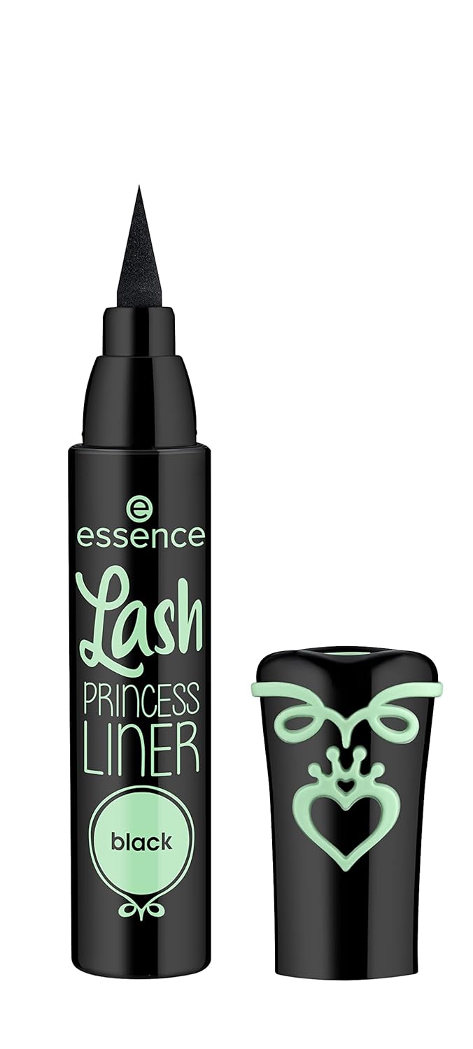 ssence | Lash Princess Eyeliner Pen | Smudge Proof &amp; Easy to Use | Vegan &amp; Cruelty Free | Free From Parabens-Fragrance &amp; Microplastic Particles (Black)