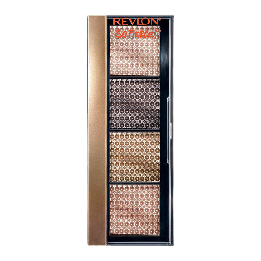 Revlon Eyeshadow Palette, So Fierce Prismatic Eye Makeup, Ultra Creamy Pigmented in Blendable Matte &amp; Pearl Finishes, 961 That's A Dub, 0.21 Oz