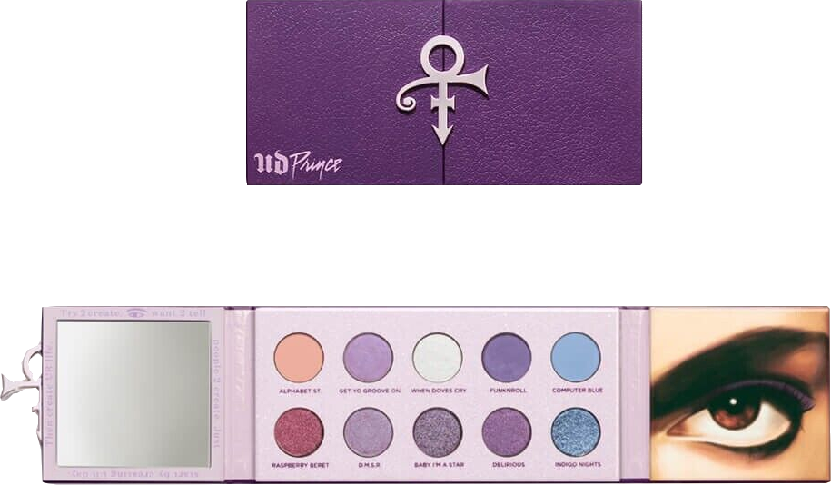 Urban Decay X Prince Let's Go Crazy Eyeshadow Palette BNIB 10 x 0.75g