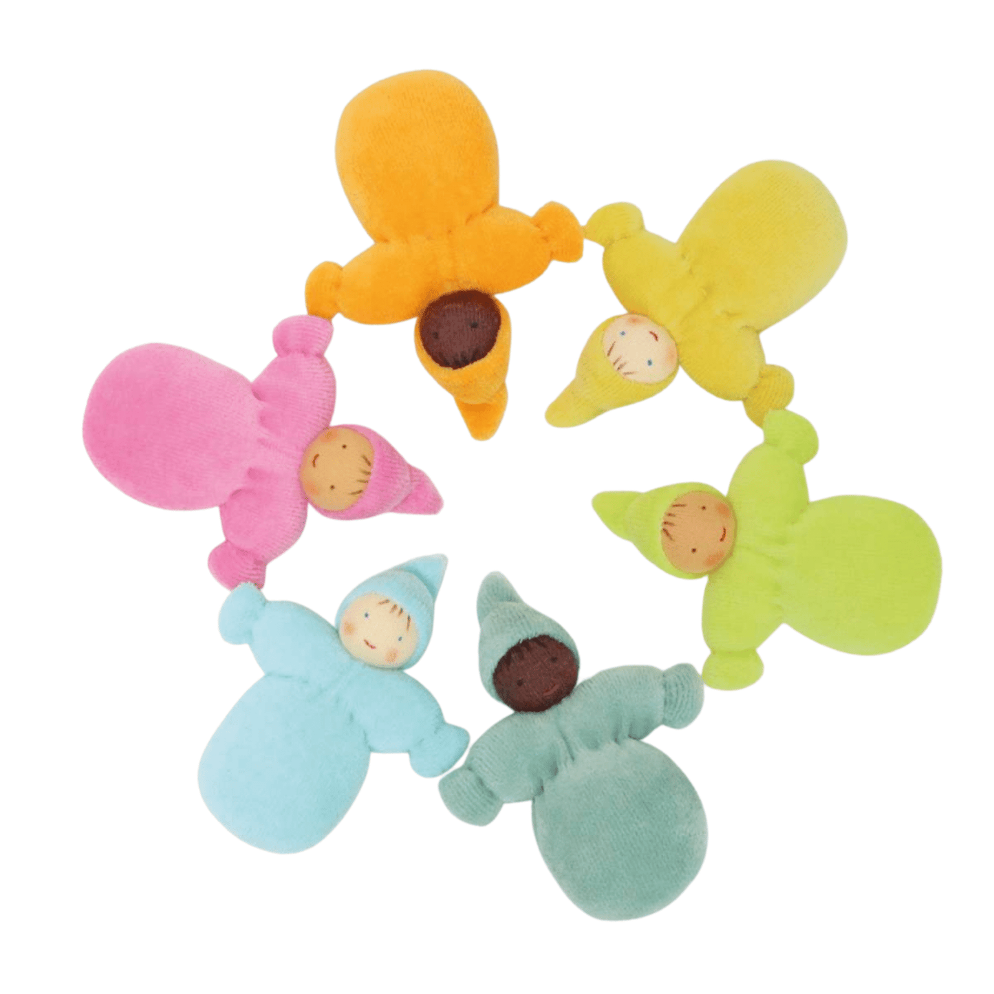 Set of Pastel Pocket Babies