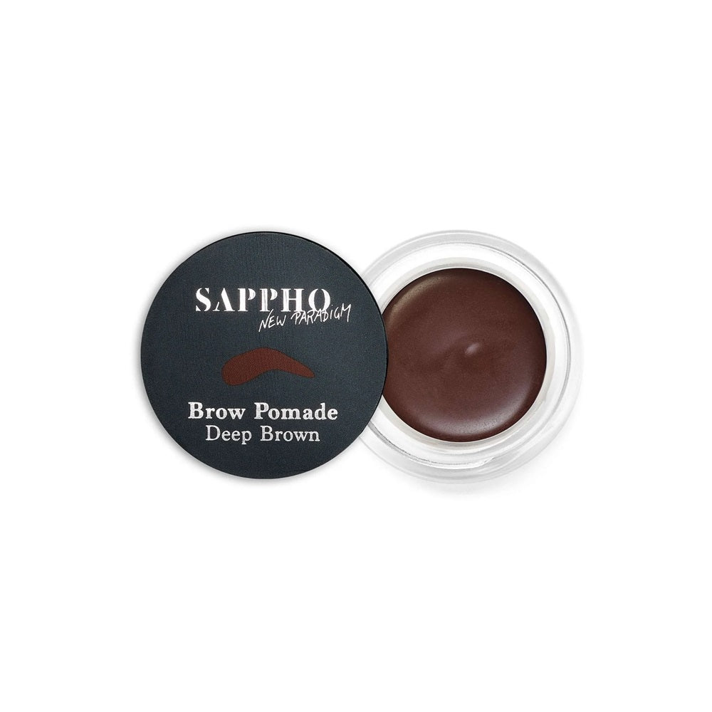 Buy Sappho New Paradigm Brow Pomades in Deep Brown colour at One Fine Secret. Official Stockist. Natural & Organic Makeup Clean Beauty Store in Melbourne, Australia.
