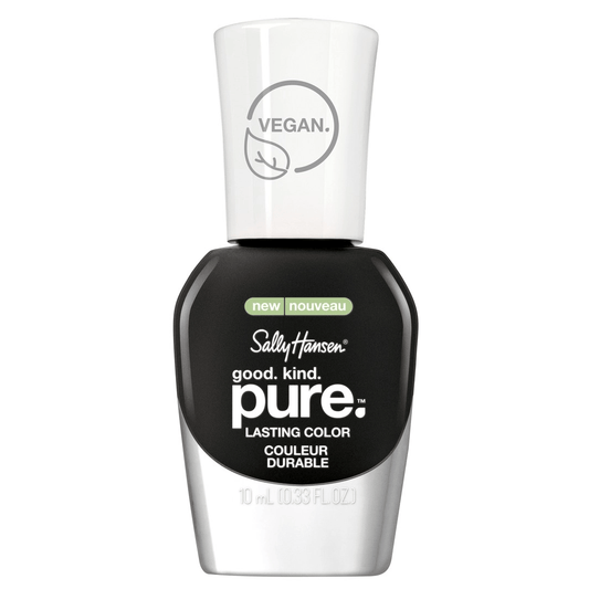 Sally Hansen good. kind. pure. Lasting Color Nail Polish - Black Stone