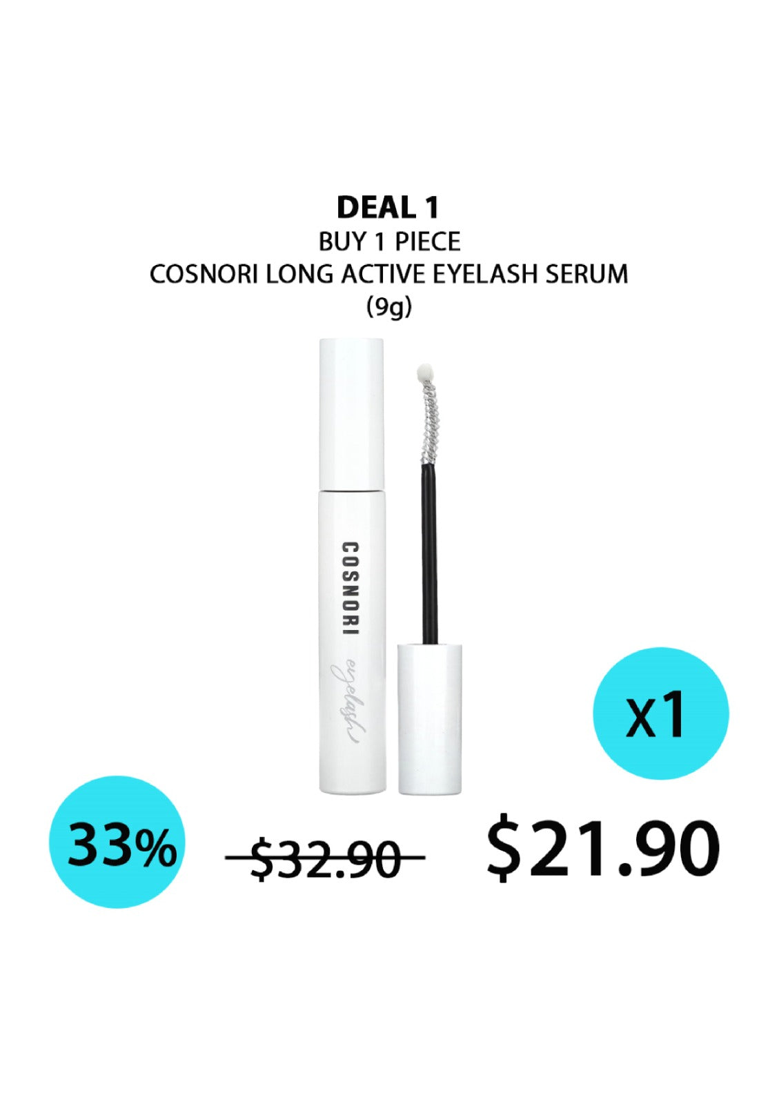 [COSNORI] Long Active Eyelash Serum 9g