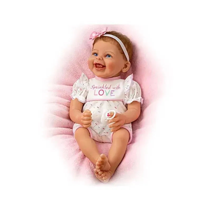 Ashton Drake - Sprinkled With Love Lifelike Baby Girl Doll