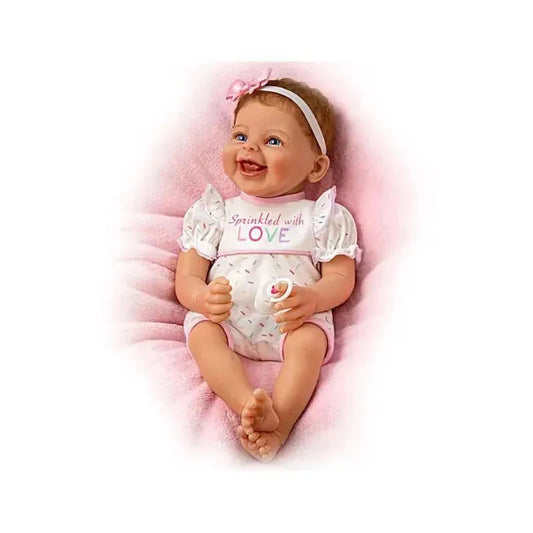 Ashton Drake - Sprinkled With Love Lifelike Baby Girl Doll