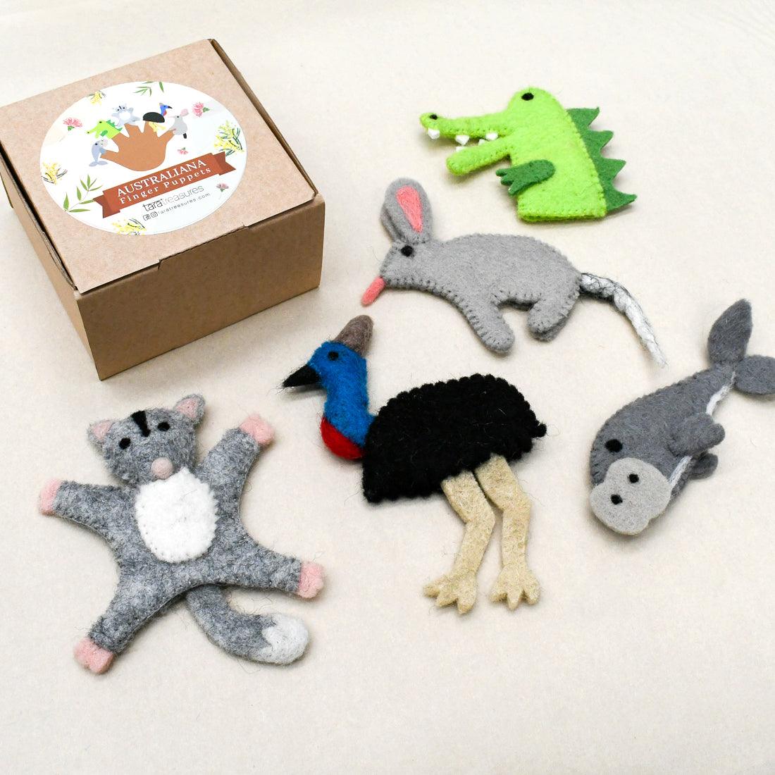 Australian Finger Puppets Set C