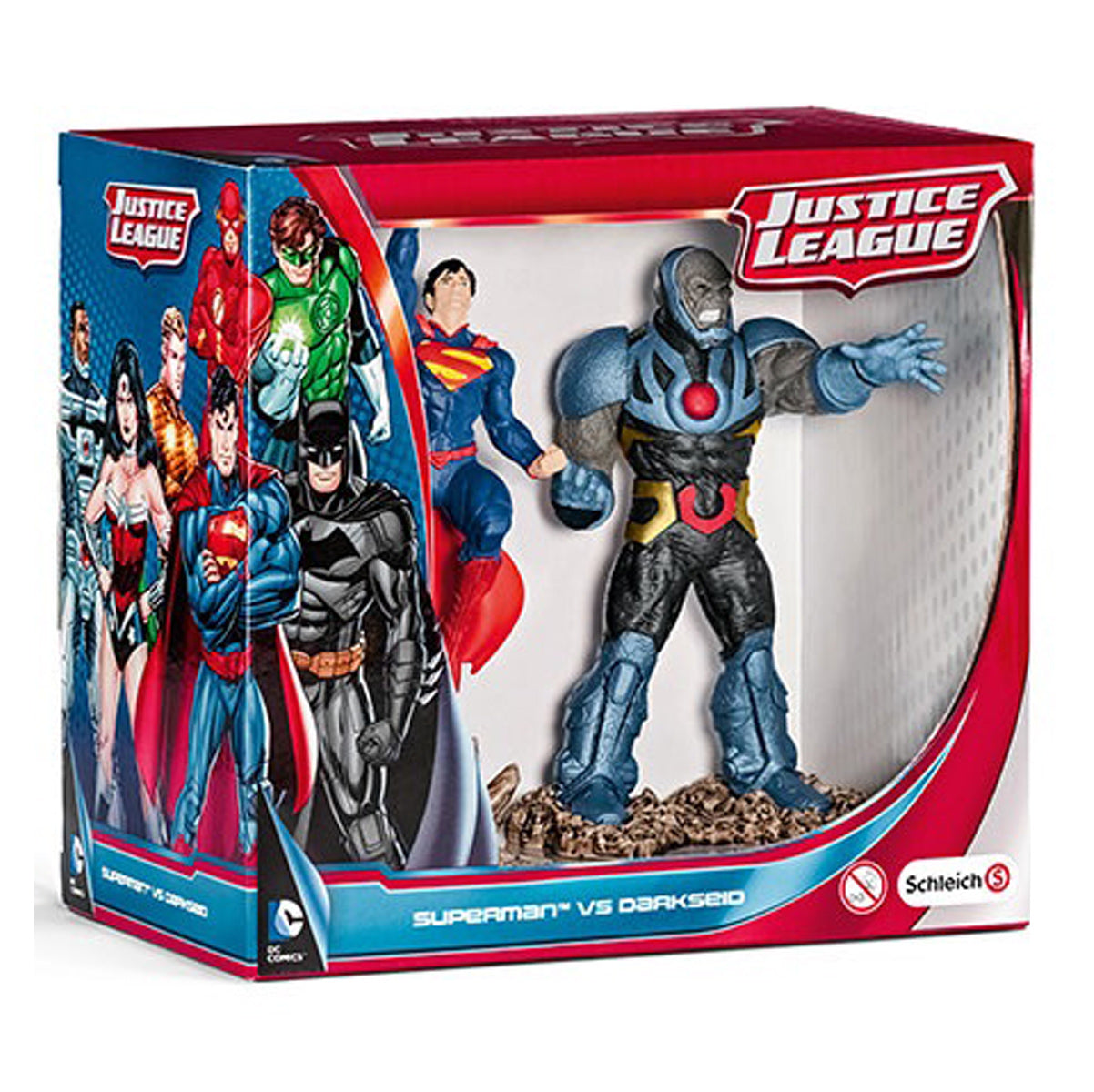 Schleich Justice League Superman vs Darkseid Scenery