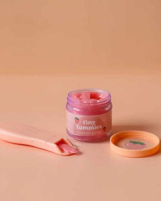 Tiny Harlow Tiny Tummies Food Jar Set | Strawberry Custard